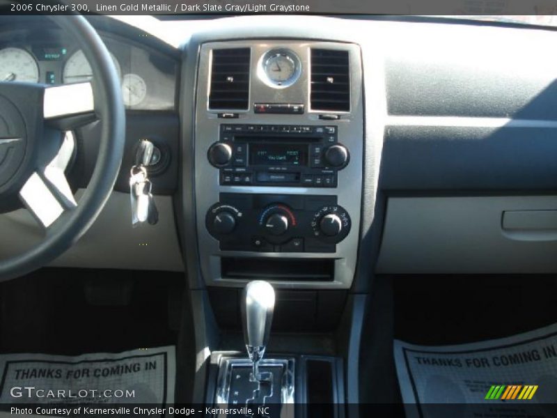 Linen Gold Metallic / Dark Slate Gray/Light Graystone 2006 Chrysler 300