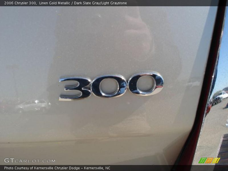 Linen Gold Metallic / Dark Slate Gray/Light Graystone 2006 Chrysler 300