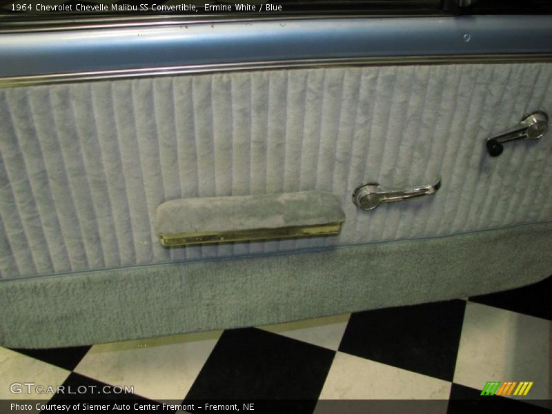 Ermine White / Blue 1964 Chevrolet Chevelle Malibu SS Convertible