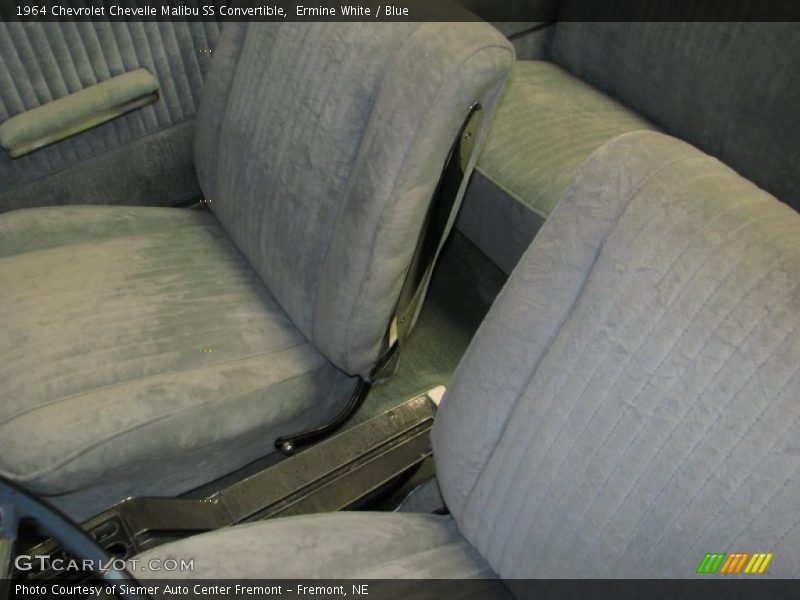 Ermine White / Blue 1964 Chevrolet Chevelle Malibu SS Convertible