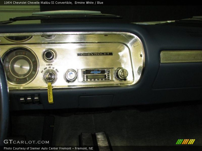 Ermine White / Blue 1964 Chevrolet Chevelle Malibu SS Convertible