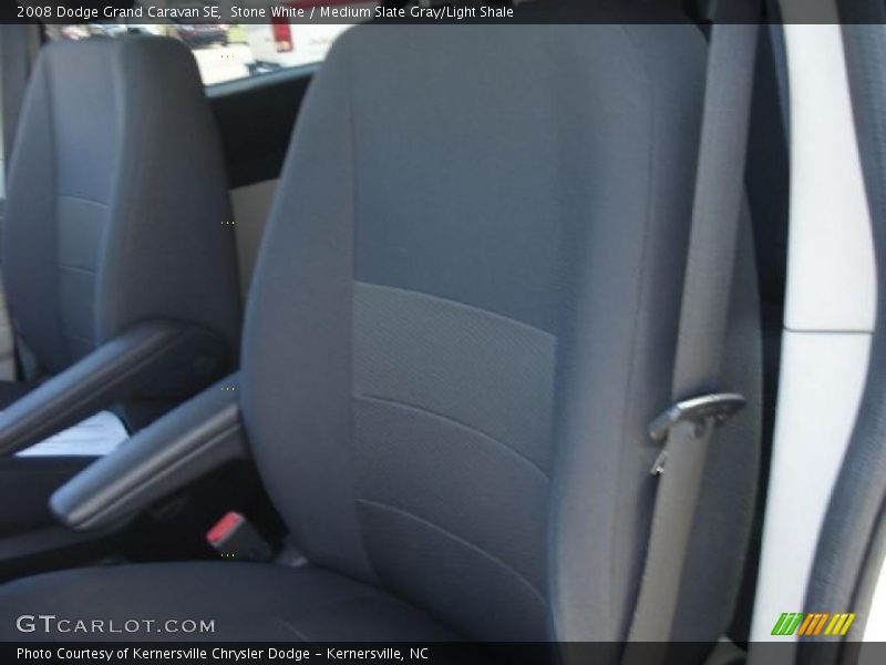 Stone White / Medium Slate Gray/Light Shale 2008 Dodge Grand Caravan SE
