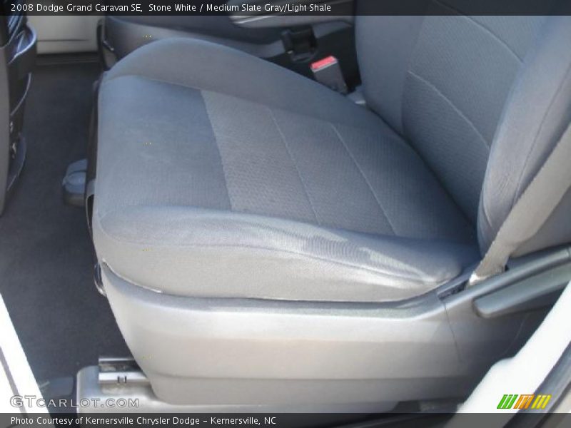 Stone White / Medium Slate Gray/Light Shale 2008 Dodge Grand Caravan SE