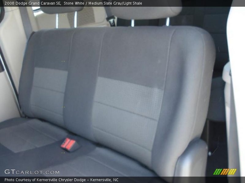 Stone White / Medium Slate Gray/Light Shale 2008 Dodge Grand Caravan SE