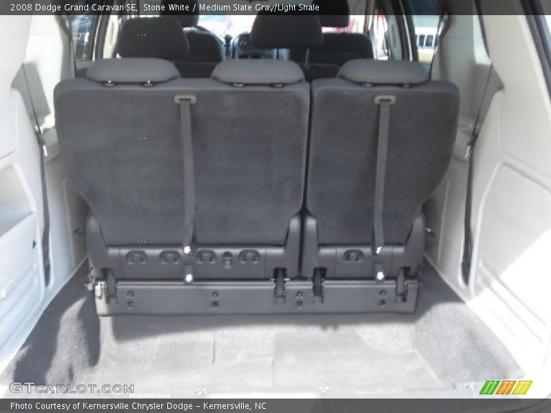 Stone White / Medium Slate Gray/Light Shale 2008 Dodge Grand Caravan SE