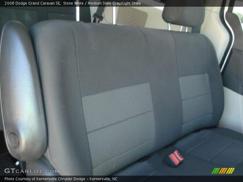 Stone White / Medium Slate Gray/Light Shale 2008 Dodge Grand Caravan SE