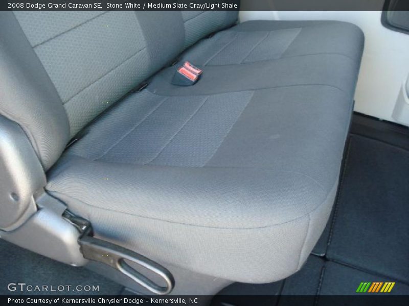 Stone White / Medium Slate Gray/Light Shale 2008 Dodge Grand Caravan SE