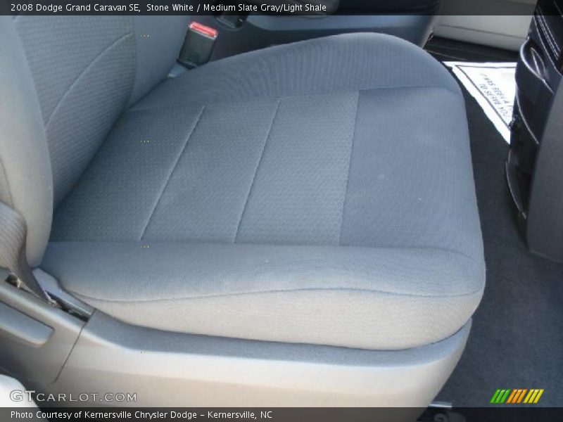Stone White / Medium Slate Gray/Light Shale 2008 Dodge Grand Caravan SE