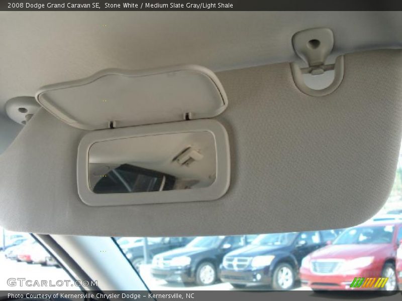 Stone White / Medium Slate Gray/Light Shale 2008 Dodge Grand Caravan SE