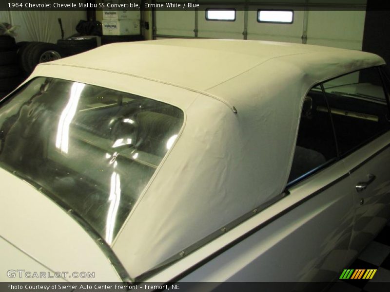 Ermine White / Blue 1964 Chevrolet Chevelle Malibu SS Convertible