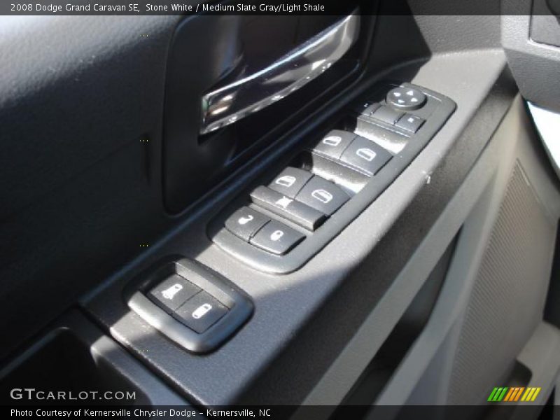 Stone White / Medium Slate Gray/Light Shale 2008 Dodge Grand Caravan SE