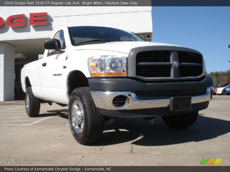 Bright White / Medium Slate Gray 2006 Dodge Ram 2500 ST Regular Cab 4x4