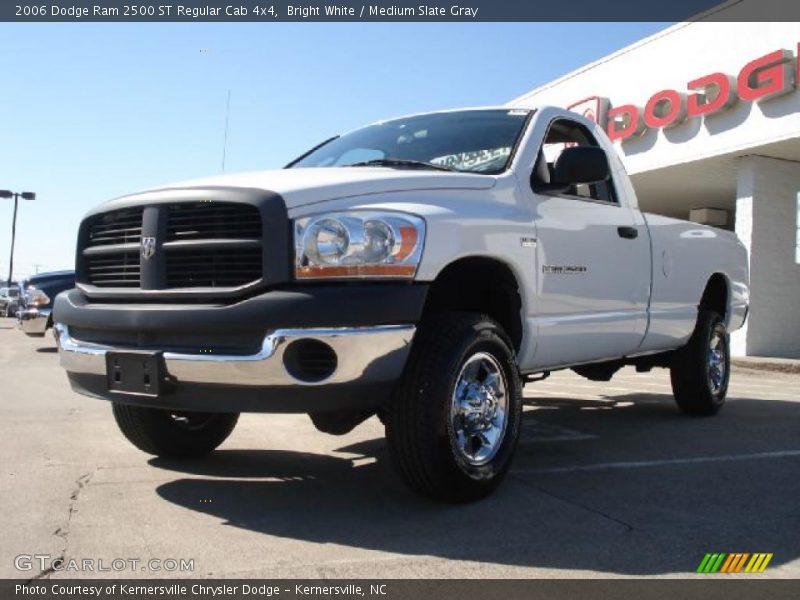 Bright White / Medium Slate Gray 2006 Dodge Ram 2500 ST Regular Cab 4x4