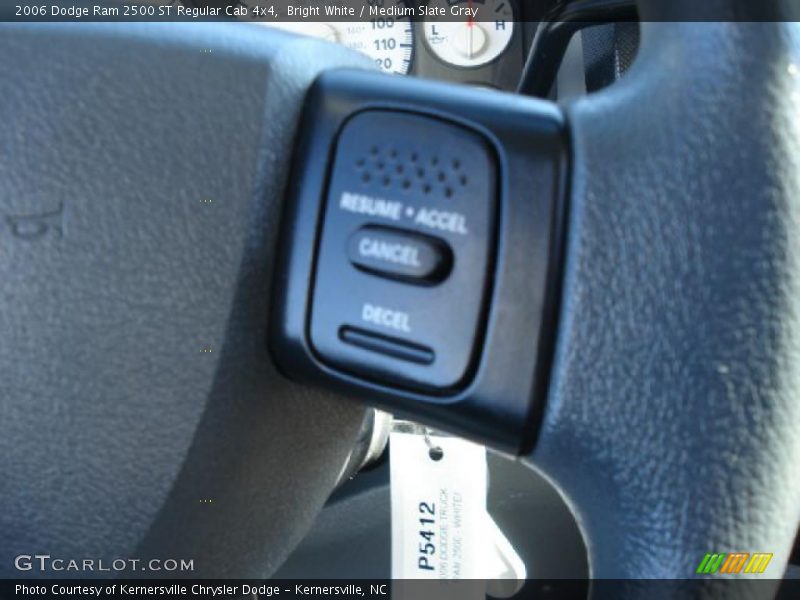 Bright White / Medium Slate Gray 2006 Dodge Ram 2500 ST Regular Cab 4x4