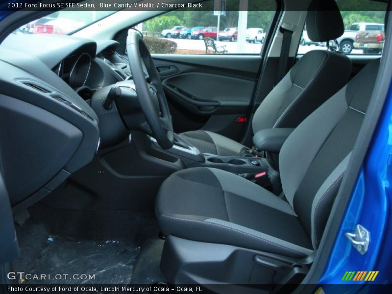 Blue Candy Metallic / Charcoal Black 2012 Ford Focus SE SFE Sedan