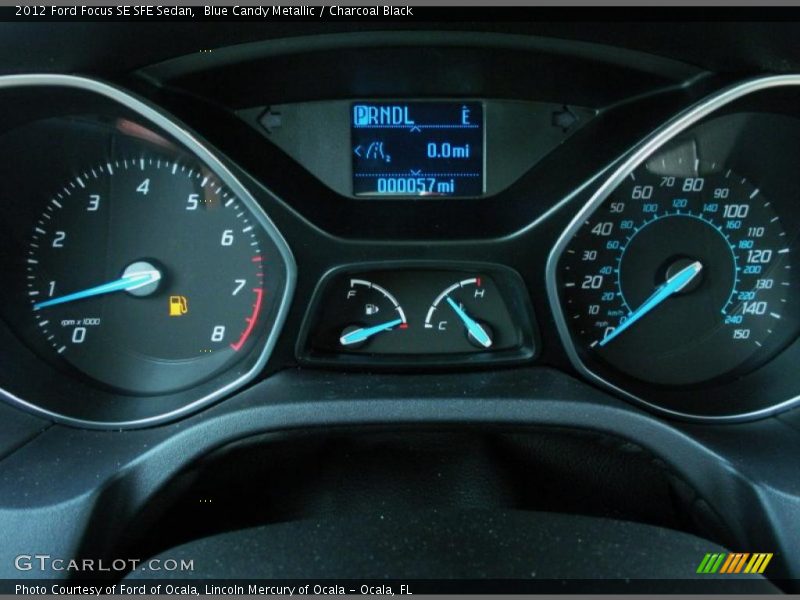  2012 Focus SE SFE Sedan SE SFE Sedan Gauges