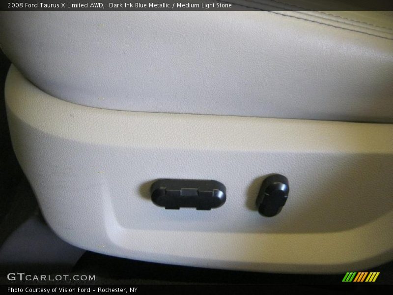 Dark Ink Blue Metallic / Medium Light Stone 2008 Ford Taurus X Limited AWD