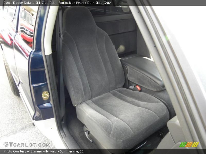 Patriot Blue Pearl / Dark Slate Gray 2001 Dodge Dakota SLT Club Cab