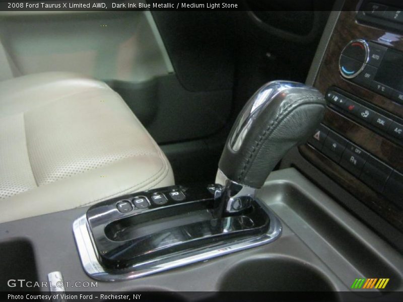 Dark Ink Blue Metallic / Medium Light Stone 2008 Ford Taurus X Limited AWD