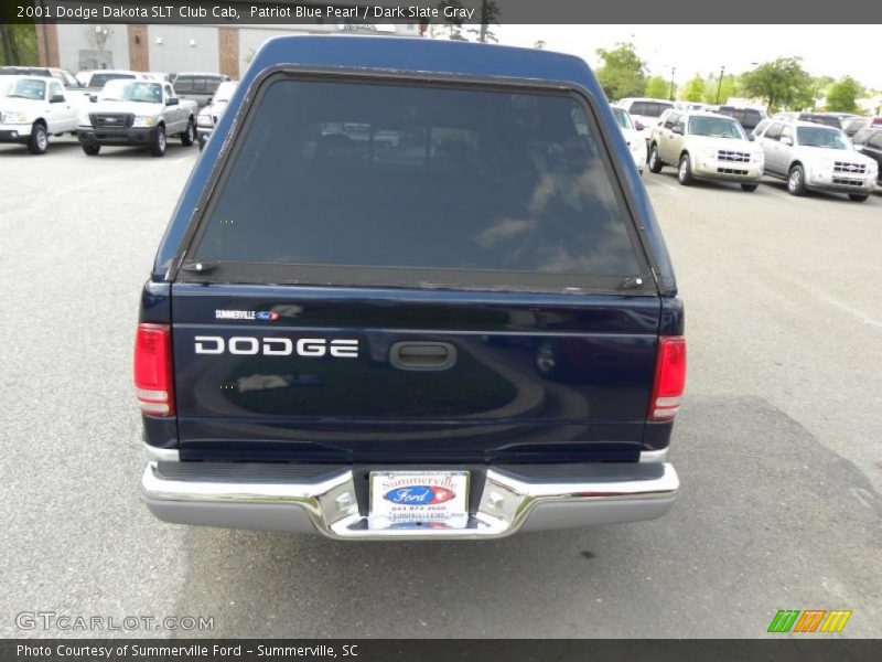 Patriot Blue Pearl / Dark Slate Gray 2001 Dodge Dakota SLT Club Cab