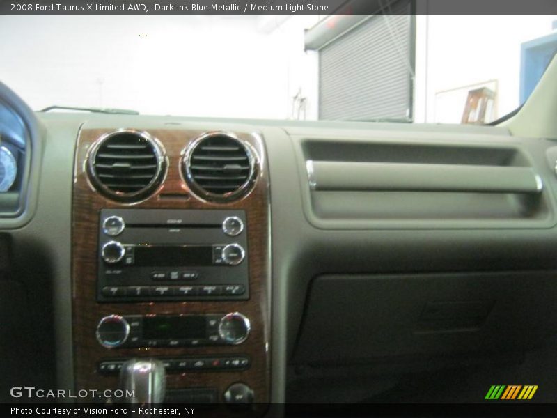 Dark Ink Blue Metallic / Medium Light Stone 2008 Ford Taurus X Limited AWD