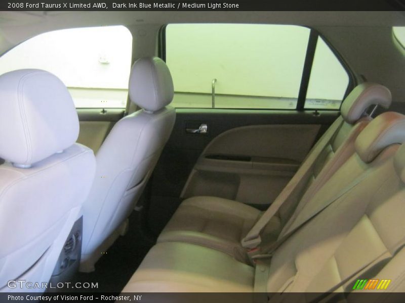 Dark Ink Blue Metallic / Medium Light Stone 2008 Ford Taurus X Limited AWD