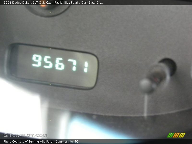 Patriot Blue Pearl / Dark Slate Gray 2001 Dodge Dakota SLT Club Cab