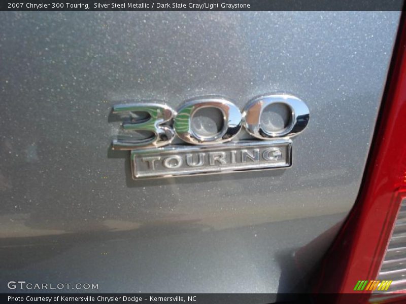 Silver Steel Metallic / Dark Slate Gray/Light Graystone 2007 Chrysler 300 Touring