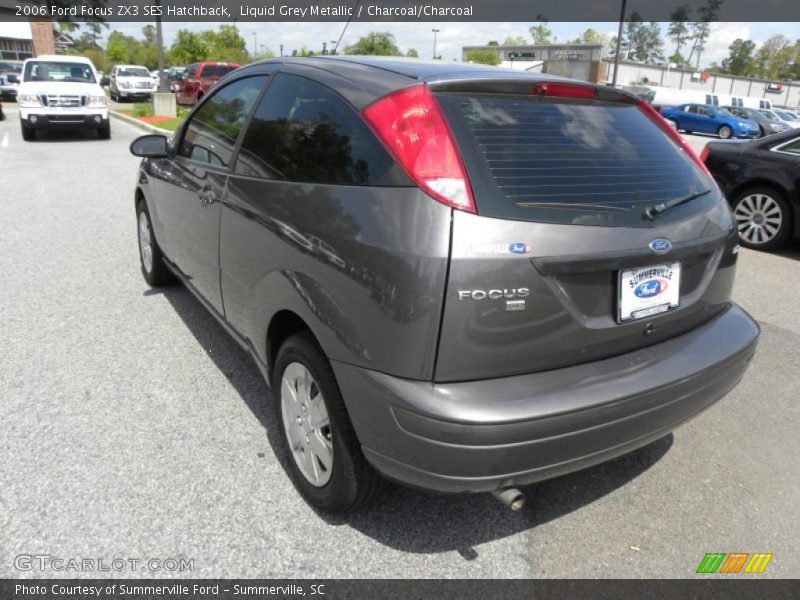 Liquid Grey Metallic / Charcoal/Charcoal 2006 Ford Focus ZX3 SES Hatchback