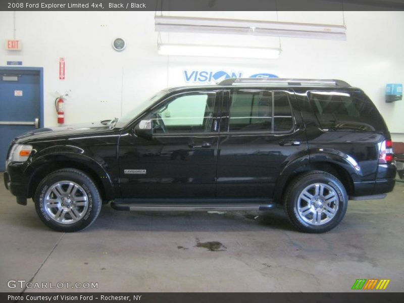 Black / Black 2008 Ford Explorer Limited 4x4
