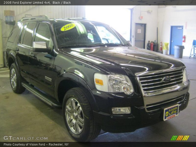 Black / Black 2008 Ford Explorer Limited 4x4