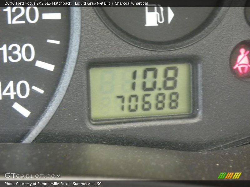 Liquid Grey Metallic / Charcoal/Charcoal 2006 Ford Focus ZX3 SES Hatchback