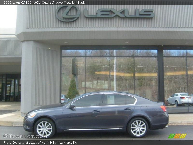 Quartz Shadow Metallic / Black 2006 Lexus GS 300 AWD