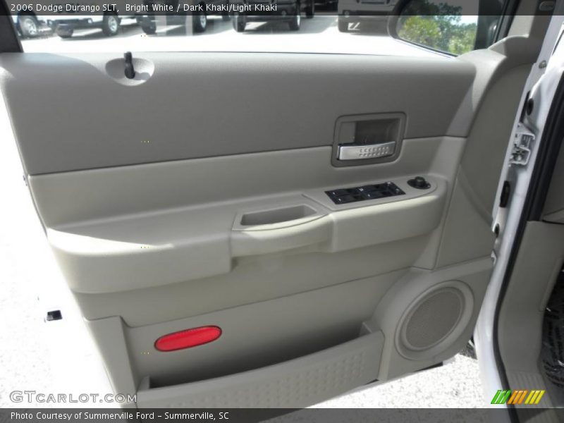 Bright White / Dark Khaki/Light Khaki 2006 Dodge Durango SLT