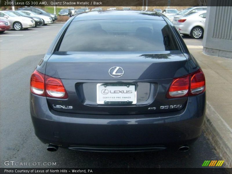 Quartz Shadow Metallic / Black 2006 Lexus GS 300 AWD