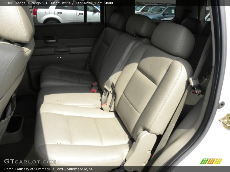 Bright White / Dark Khaki/Light Khaki 2006 Dodge Durango SLT