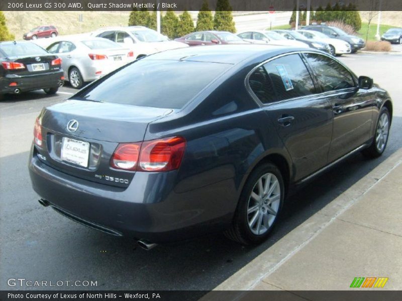 Quartz Shadow Metallic / Black 2006 Lexus GS 300 AWD