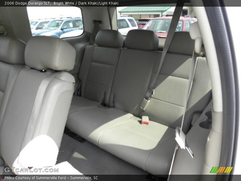 Bright White / Dark Khaki/Light Khaki 2006 Dodge Durango SLT