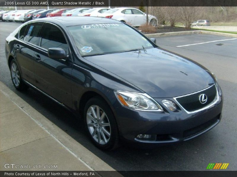 Quartz Shadow Metallic / Black 2006 Lexus GS 300 AWD