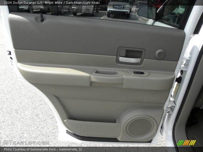 Bright White / Dark Khaki/Light Khaki 2006 Dodge Durango SLT