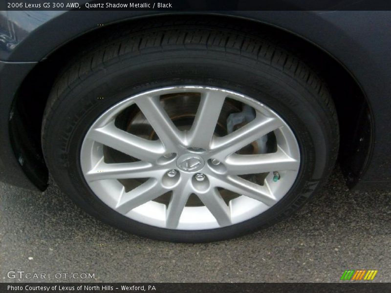 Quartz Shadow Metallic / Black 2006 Lexus GS 300 AWD