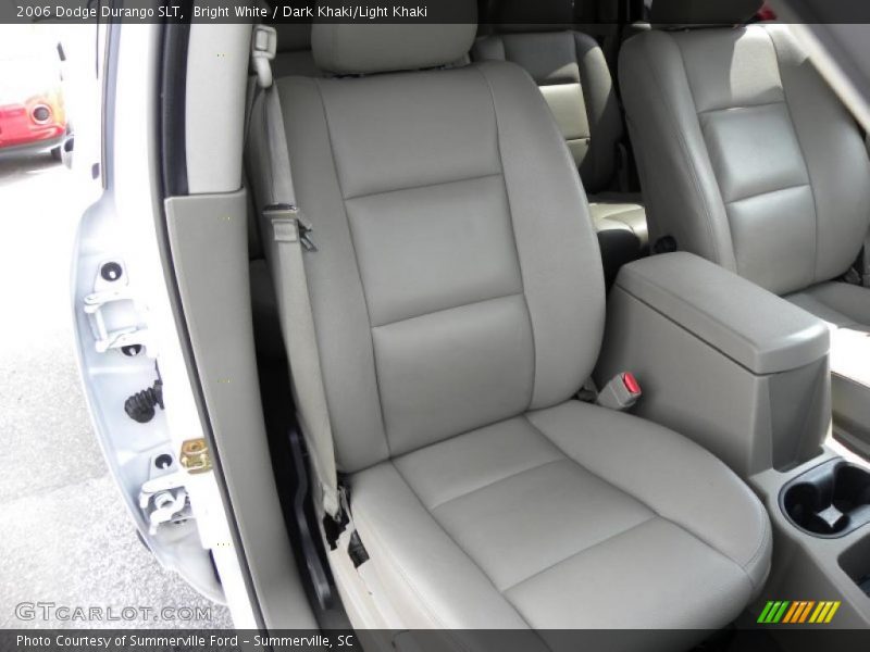 Bright White / Dark Khaki/Light Khaki 2006 Dodge Durango SLT