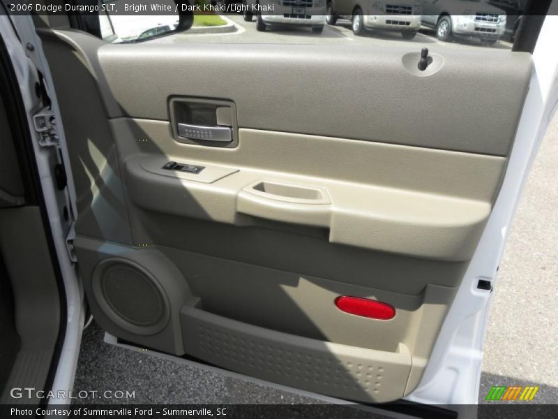 Bright White / Dark Khaki/Light Khaki 2006 Dodge Durango SLT