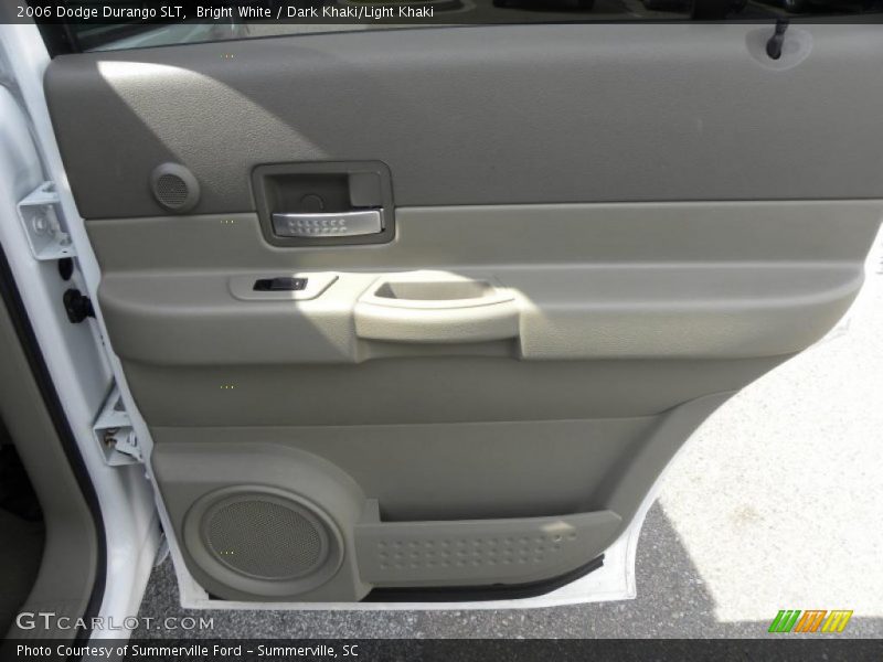 Bright White / Dark Khaki/Light Khaki 2006 Dodge Durango SLT