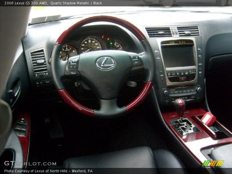 Quartz Shadow Metallic / Black 2006 Lexus GS 300 AWD