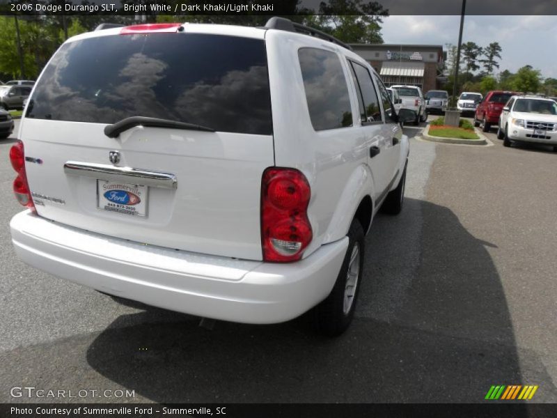 Bright White / Dark Khaki/Light Khaki 2006 Dodge Durango SLT