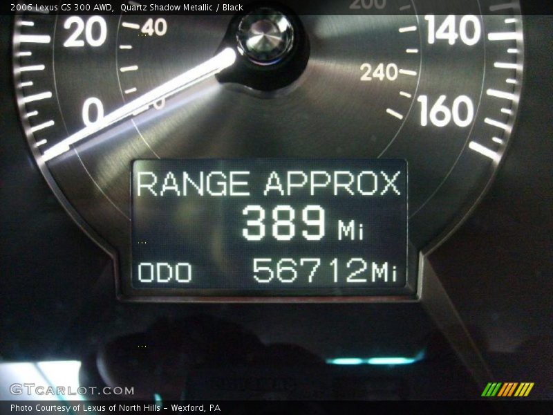 Quartz Shadow Metallic / Black 2006 Lexus GS 300 AWD