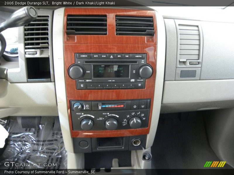 Bright White / Dark Khaki/Light Khaki 2006 Dodge Durango SLT