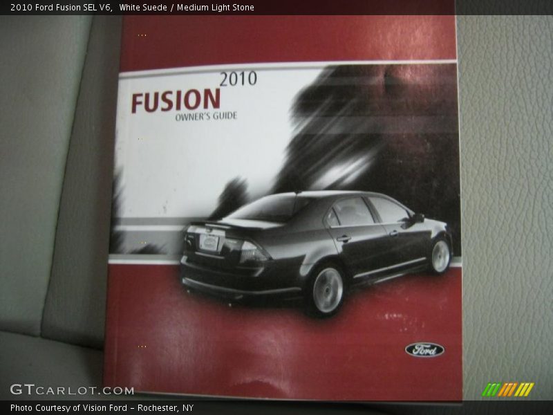 White Suede / Medium Light Stone 2010 Ford Fusion SEL V6