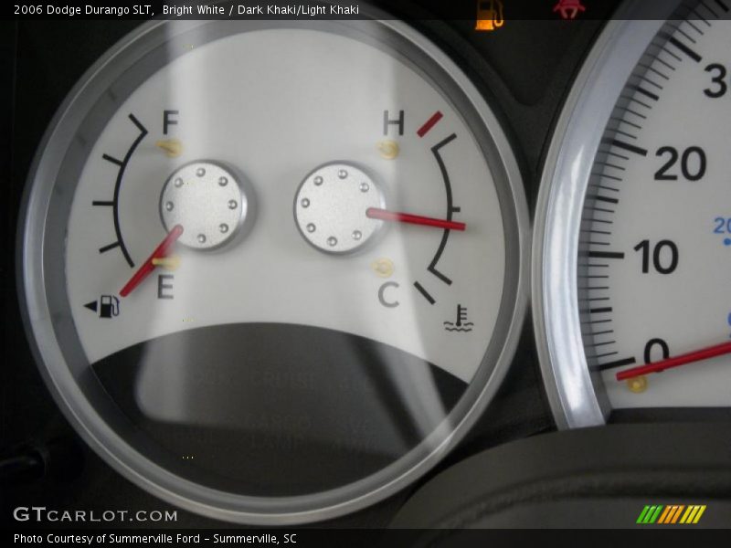 Bright White / Dark Khaki/Light Khaki 2006 Dodge Durango SLT